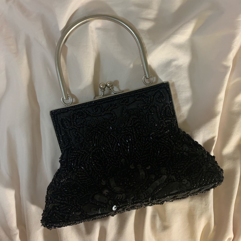 Vintage Black Mini Purse Handbag